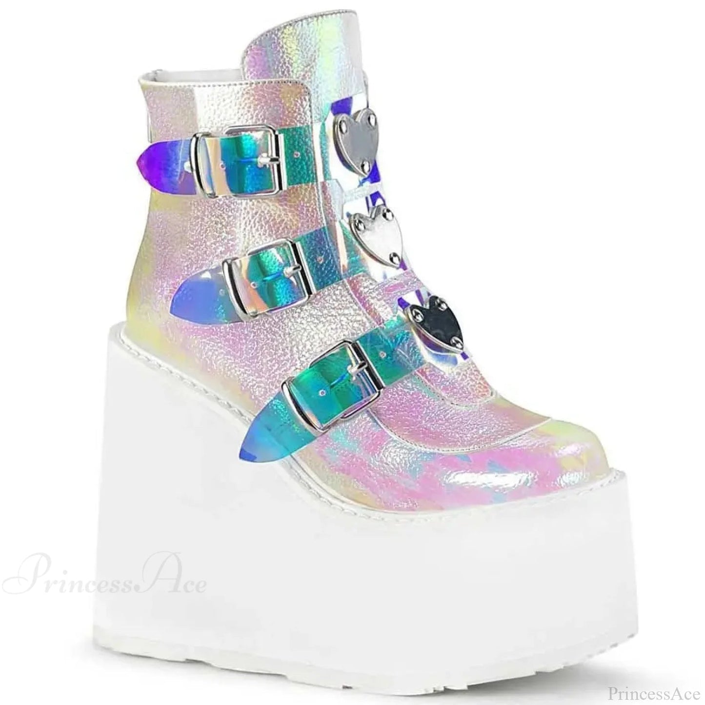 Rebel Gothic Wedge Costume Ankle Boot