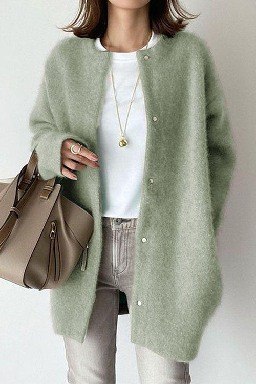 Moxidress Crewneck Button Down Outwear
