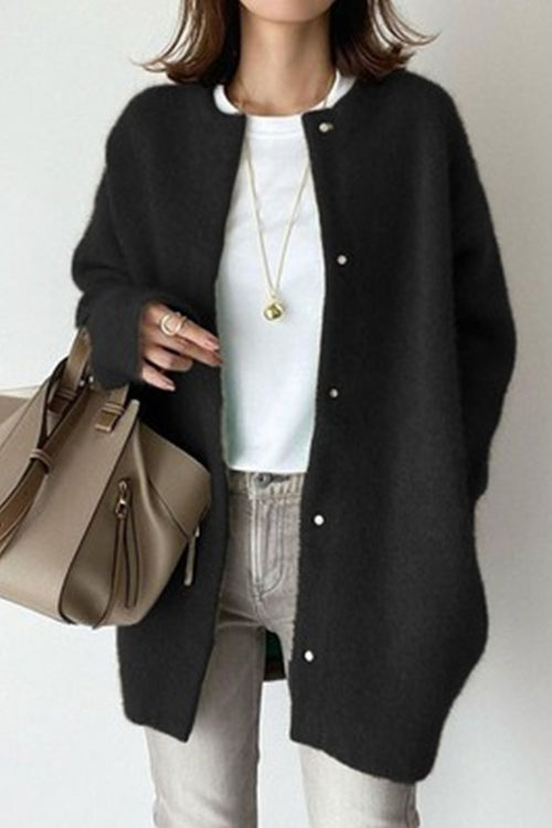 Moxidress Crewneck Button Down Outwear