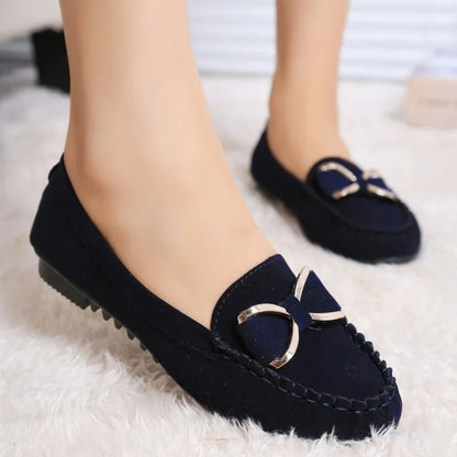 Butterfly-knot Comfortable Soft Classic Office Flats Loafers