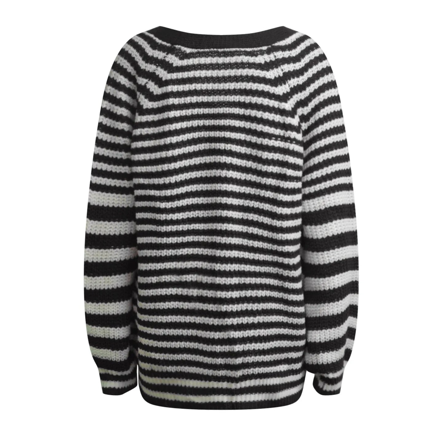 Knitted Long Sleeve Cardigan Christmas Sweater - Autumn Winter Warm