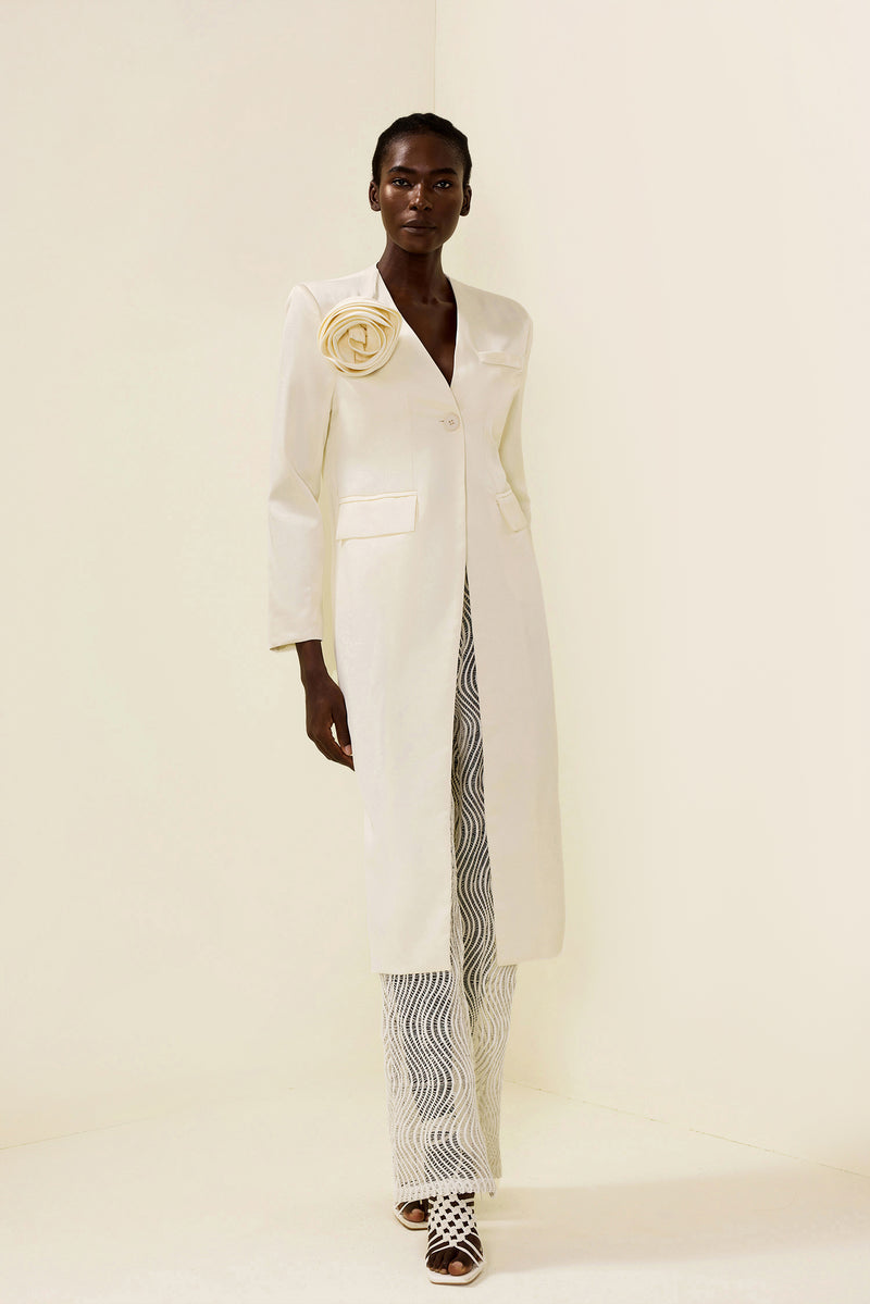 3d Long Sleeve Coat