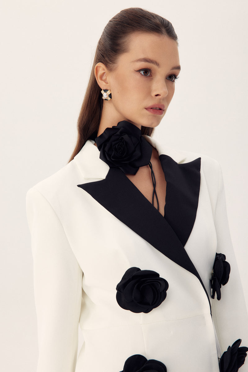 Letitia Contrast Blazer Mini Dress