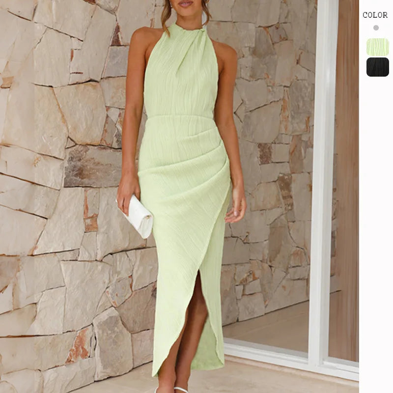 New High-end Slim Long Y2k Midi Dresses