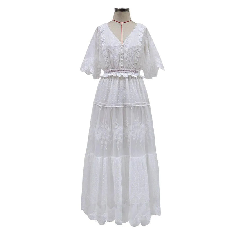Summer White Midi Dresses