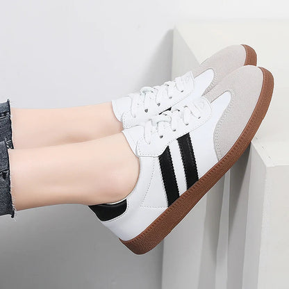 Sneakers Shoes Spring Trend Flats Female New Comfort White Vulcanized Platform Shoes for
