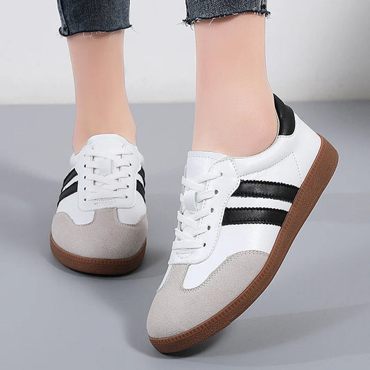 Spring Trend Flats New Comfort Vulcanized Platform Skateboard