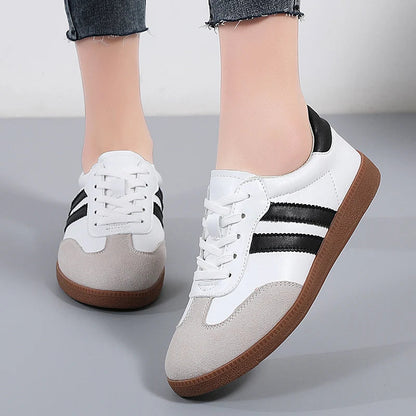 Spring Trend Flats New Comfort Vulcanized Platform Skateboard