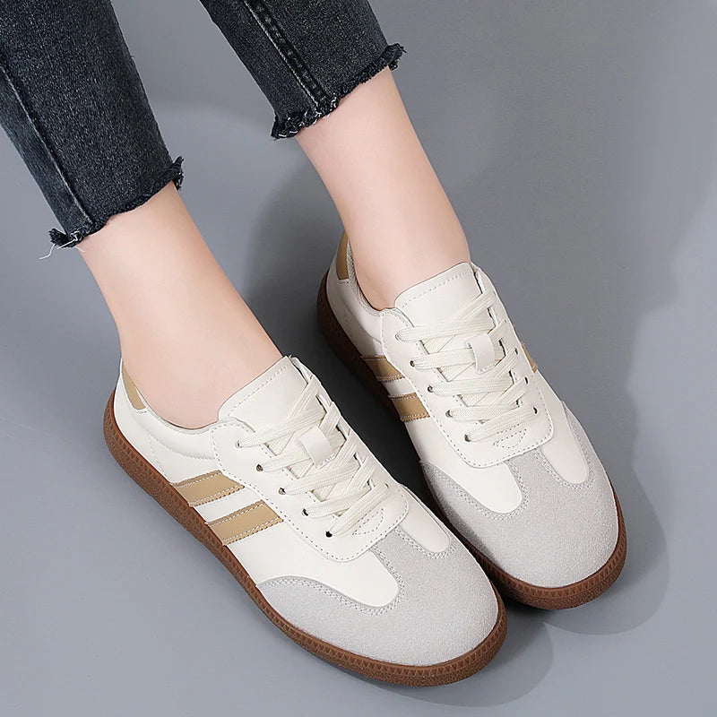 Sneakers Shoes Spring Trend Flats Female New Comfort White Vulcanized Platform Shoes for