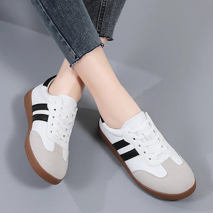 Spring Trend Flats New Comfort Vulcanized Platform Skateboard