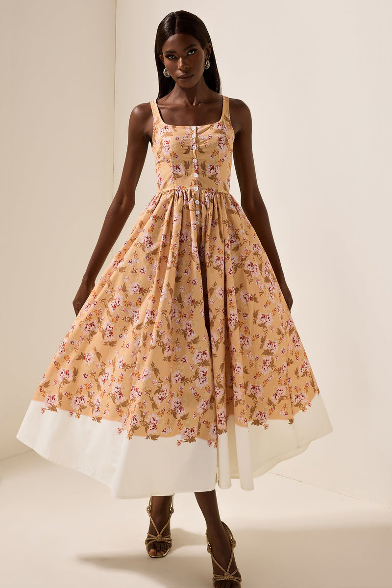 Sleeveless Slip Midi Dress