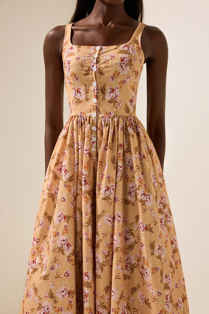 Sleeveless Slip Midi Dress