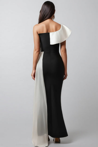 Wanie Off-the-shoulder Flounce Bandage Maxi Dress