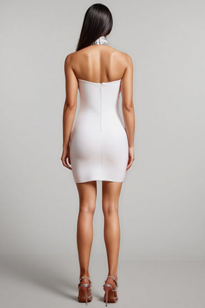 Tivoli Sleeveless Diamond Bandage Mini Two Piece Set