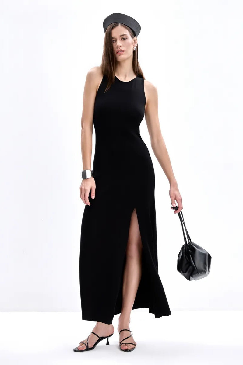 Knit Sleeveless Sweater Dress