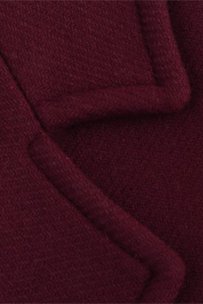 Wool Blend Loose Slim Overcoat