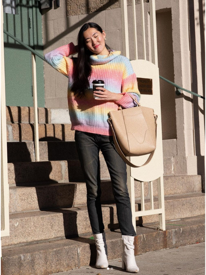 Doll | Lilac Tie-dye Knit Sweater