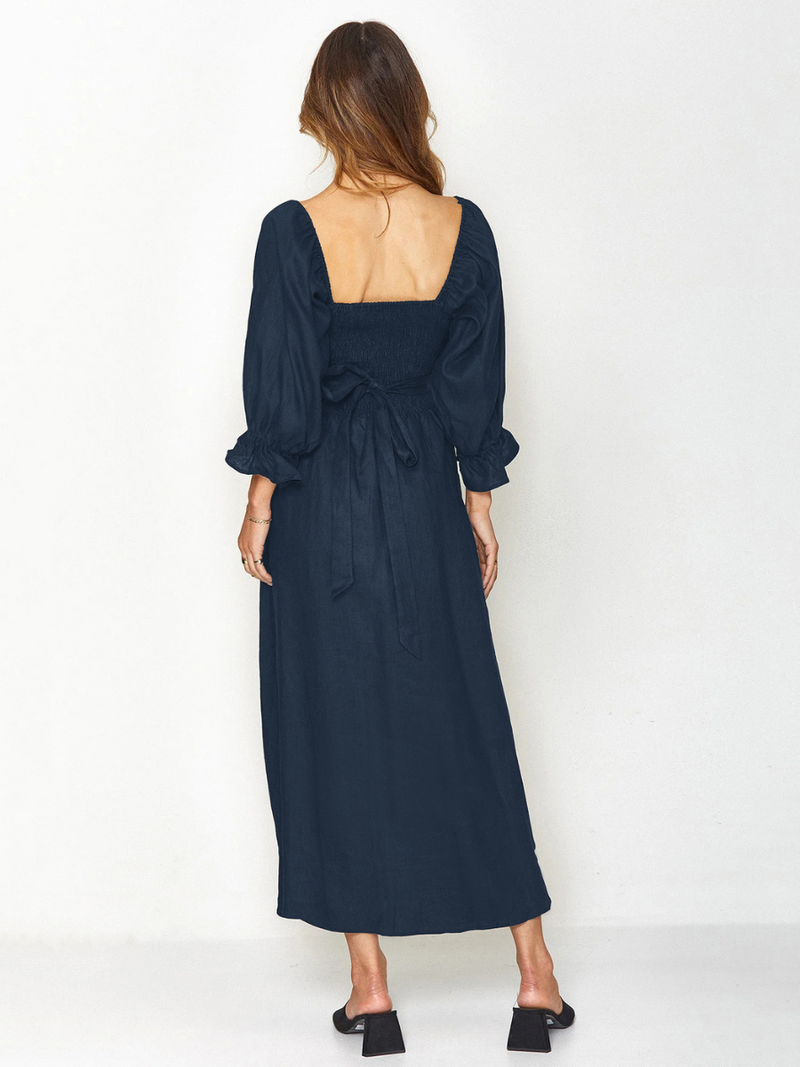 Sunset Sands Two Way Wearable Midi Dress - Navy