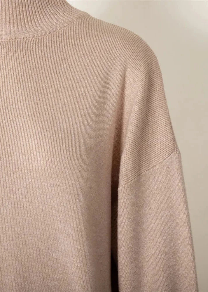 Irregular Hem Knit Two-piece Set