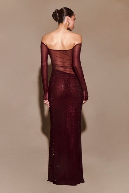 Nash Diamante Maxi Dress
