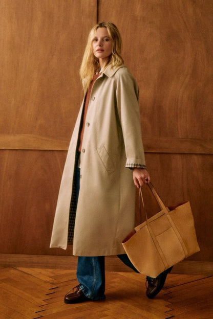 French Classic Long Overcoat