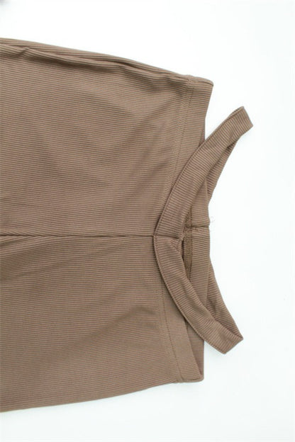 Spaghetti Strap Top Low Rise Bootcut Pants Set