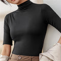 Raquel® | Classic seamless turtleneck sweater