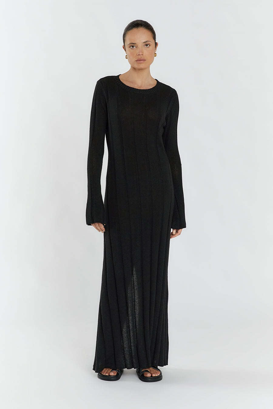 A Line Maxi Sweater Dress