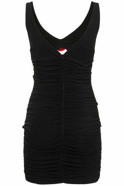 Sarah Applique Cutout Mini Dress