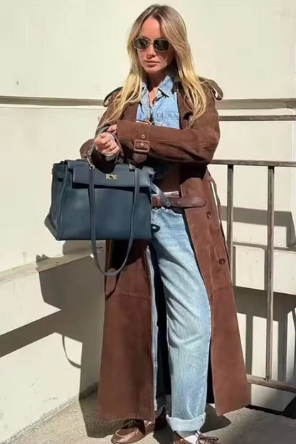 Belted Trench Overcoat