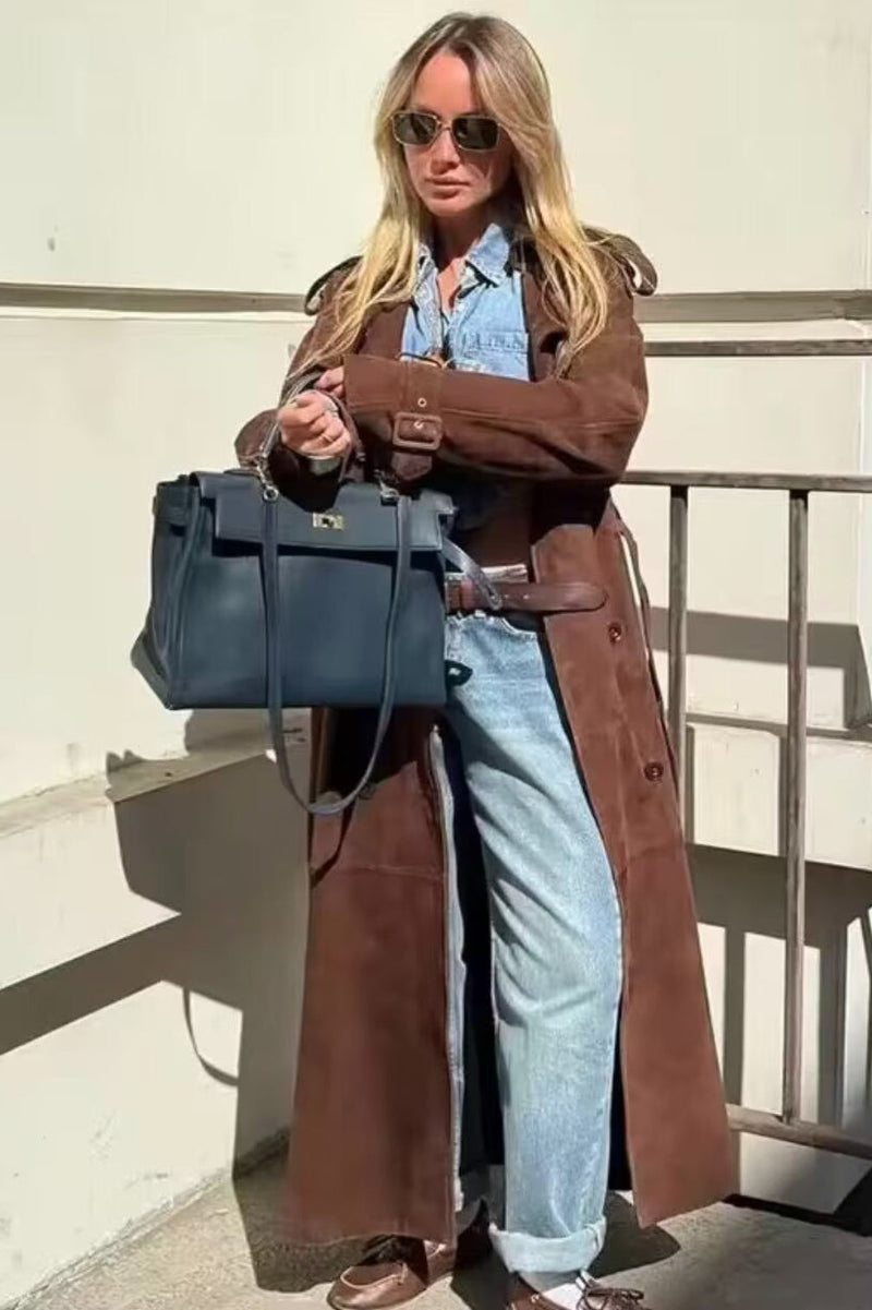 Belted Trench Overcoat