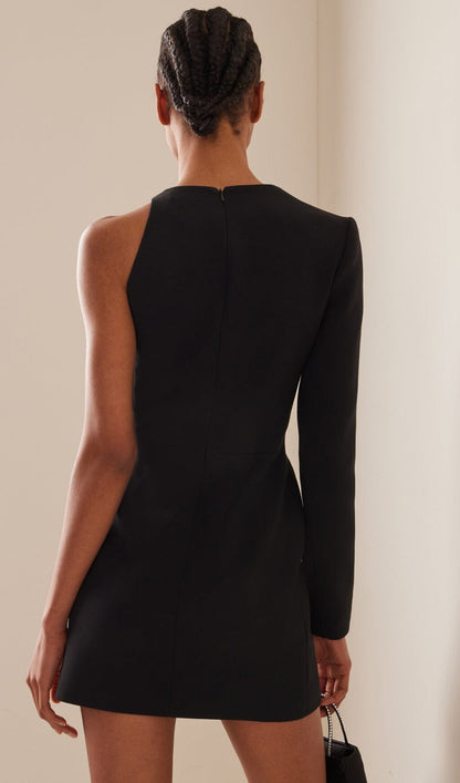 Wave One-shoulder Mini Dress
