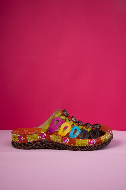 Soffia | Rowan Embossed Leather Sandal