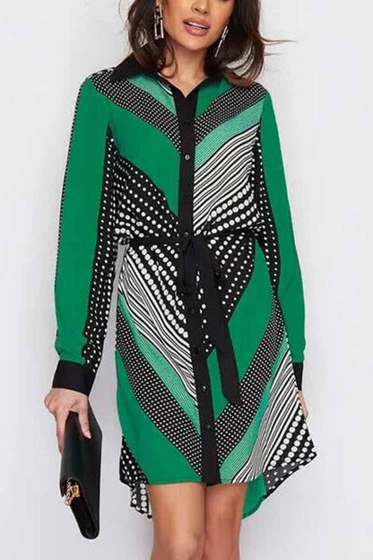 Contrasting Dress (2 Colors)