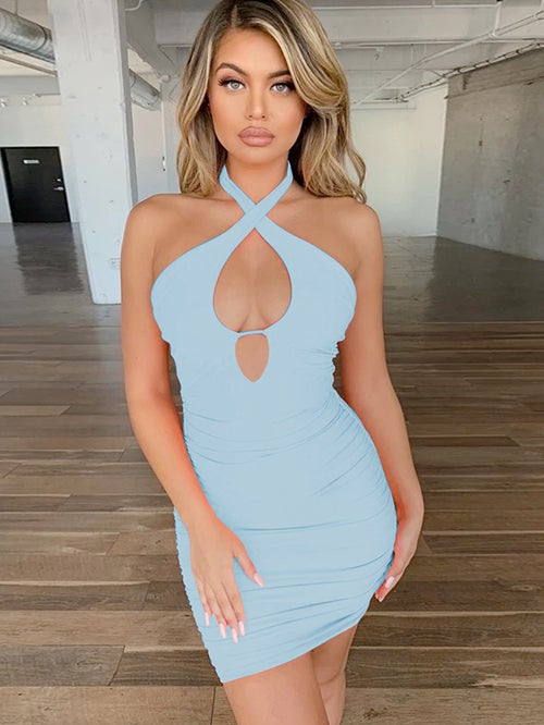 Halter Mini Dress