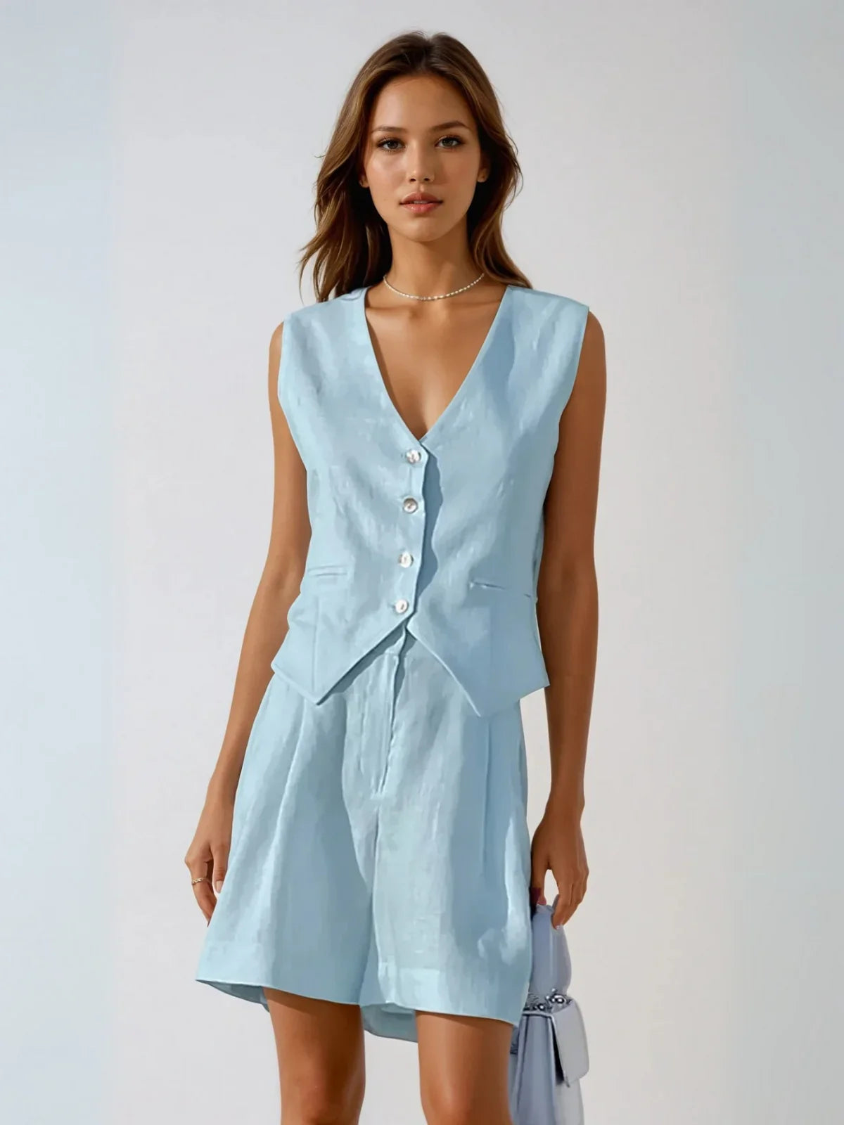 Always Vest & Shorts Matching Suit
