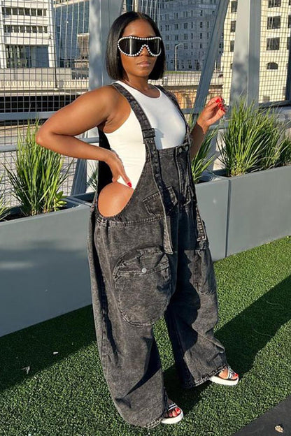 Oversized Pocket Jumpsuit