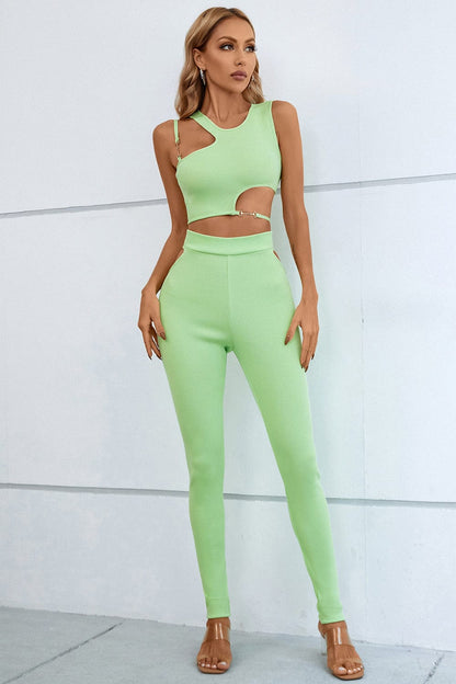 Petra Asymmetric Bandage Pants Sets