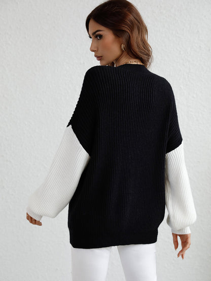 Estatia Knit Sweater - Black