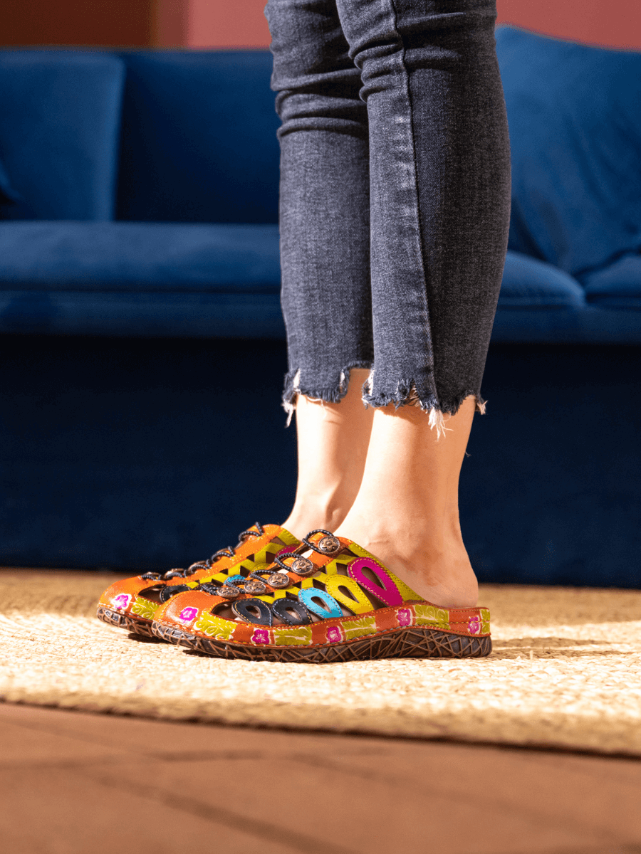 Soffia | Annadale Cut-out Leather Sandal