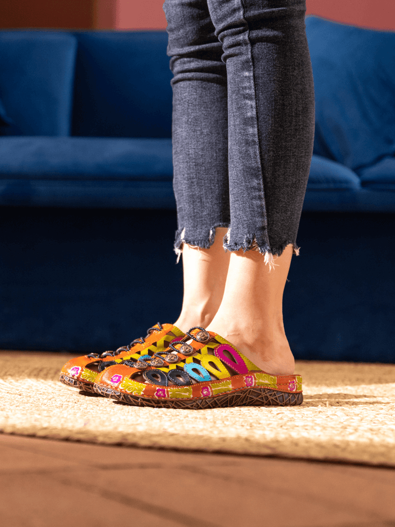 Soffia | Annadale Cut-out Leather Sandal