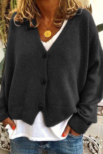 Loose Knitted Cardigan ( 6 Colors )