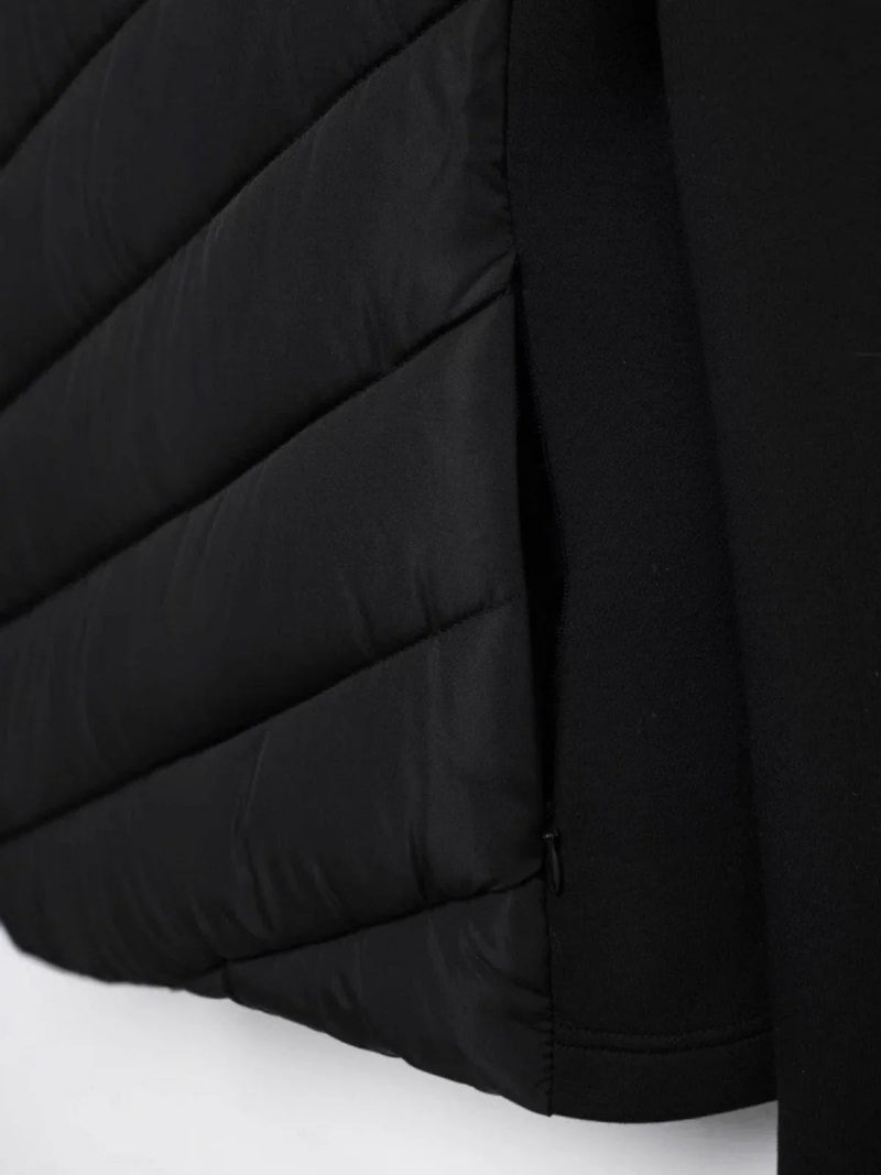 Cotton Padded Coat With Stand Up Collar for Wear