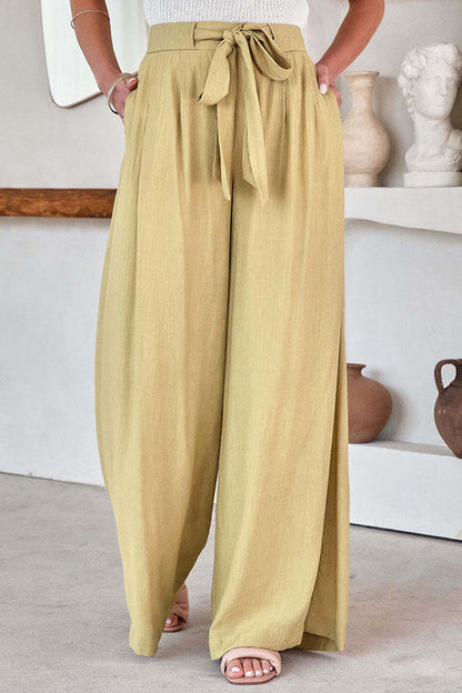Thin Section Color Summer Wide Leg Pants