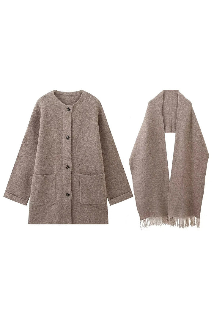 Scarf and Coat Set