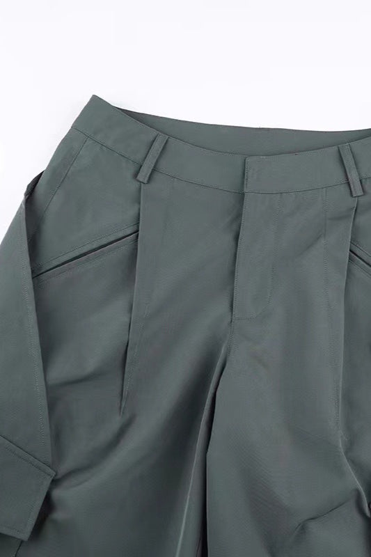 High Rise Relaxed Cargo Pants