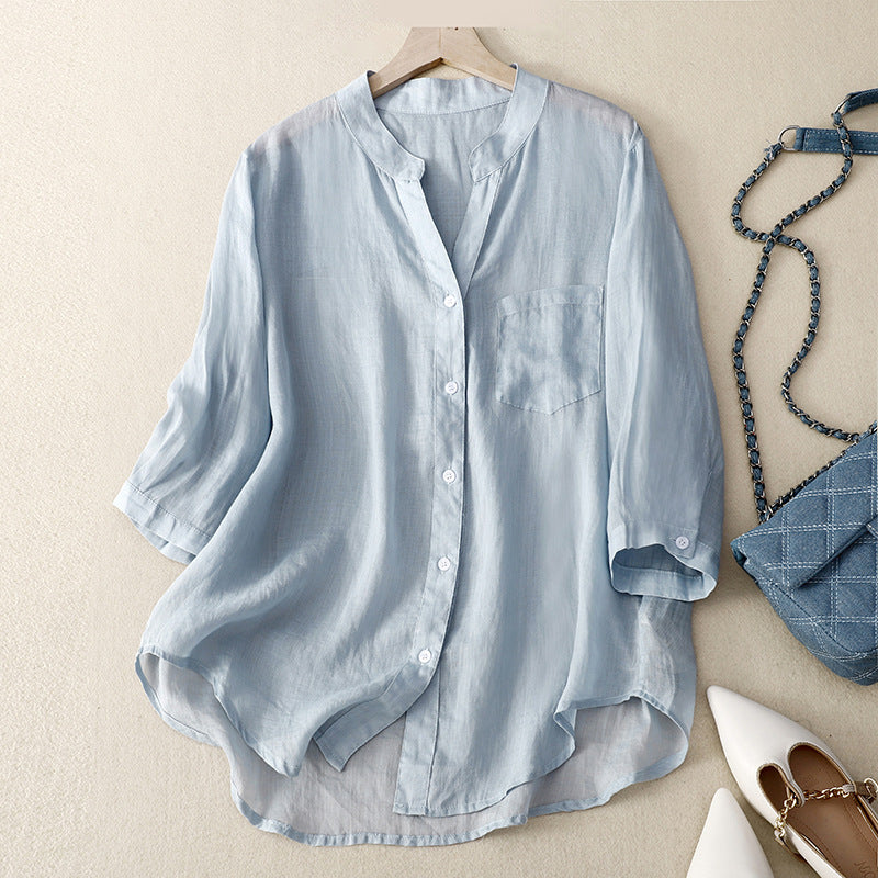 Featherluxe Blouse™ — Glide Through Your Day With Effortless Elegance and Airy Freedom