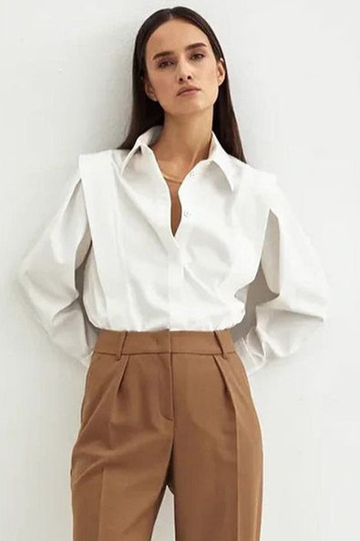 Structured Shoulder Blouse