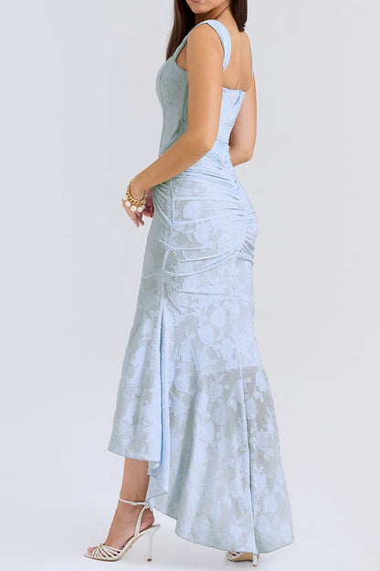 Cesca Retro Cream White Maxi Dress