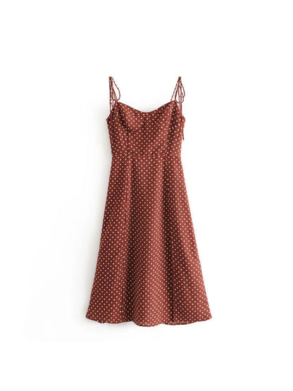 Muse Polka Dot Long Dress
